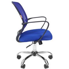 Кресло для оператора CHAIRMAN 698 хром (ткань TW 10/сетка TW 05) в Тарко-Сале - tarko-sale.mebel24.online | фото 3