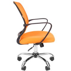 Кресло для оператора CHAIRMAN 698 хром (ткань TW 16/сетка TW 66) в Тарко-Сале - tarko-sale.mebel24.online | фото 3