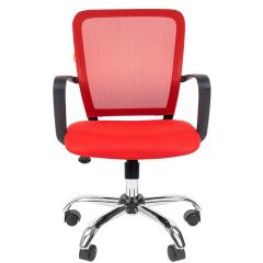 Кресло для оператора CHAIRMAN 698 хром (ткань TW 19/сетка TW 69) в Тарко-Сале - tarko-sale.mebel24.online | фото 2