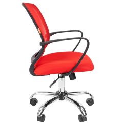Кресло для оператора CHAIRMAN 698 хром (ткань TW 19/сетка TW 69) в Тарко-Сале - tarko-sale.mebel24.online | фото 3