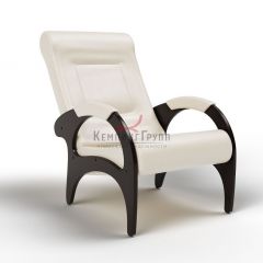 Кресло для отдыха Римини 19-К-КР (экокожа/венге) КРЕМ в Тарко-Сале - tarko-sale.mebel24.online | фото
