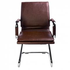 Кресло для посетителя Бюрократ CH-993-Low-V/Brown коричневый в Тарко-Сале - tarko-sale.mebel24.online | фото 4