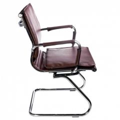 Кресло для посетителя Бюрократ CH-993-Low-V/Brown коричневый в Тарко-Сале - tarko-sale.mebel24.online | фото 2
