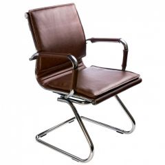 Кресло для посетителя Бюрократ CH-993-Low-V/Brown коричневый в Тарко-Сале - tarko-sale.mebel24.online | фото 1