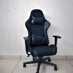 Кресло геймерское Barneo K-50 (черная сетка черные вставки) в Тарко-Сале - tarko-sale.mebel24.online | фото
