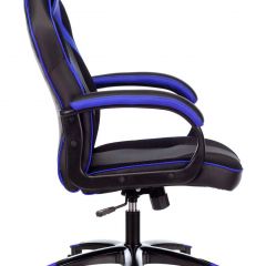 Кресло игровое Бюрократ VIKING 2 AERO BLUE черный/синий в Тарко-Сале - tarko-sale.mebel24.online | фото 3