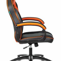 Кресло игровое Бюрократ VIKING 2 AERO ORANGE черный/оранжевый в Тарко-Сале - tarko-sale.mebel24.online | фото 3