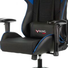 Кресло игровое Бюрократ VIKING 4 AERO BLUE черный/синий в Тарко-Сале - tarko-sale.mebel24.online | фото 5