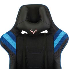 Кресло игровое Бюрократ VIKING 4 AERO BLUE черный/синий в Тарко-Сале - tarko-sale.mebel24.online | фото 6