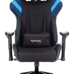 Кресло игровое Бюрократ VIKING 4 AERO BLUE черный/синий в Тарко-Сале - tarko-sale.mebel24.online | фото 3