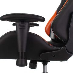 Кресло игровое Бюрократ VIKING 5 AERO ORANGE черный/оранжевый в Тарко-Сале - tarko-sale.mebel24.online | фото 5