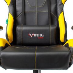 Кресло игровое Бюрократ VIKING 5 AERO YELLOW черный/желтый в Тарко-Сале - tarko-sale.mebel24.online | фото 7