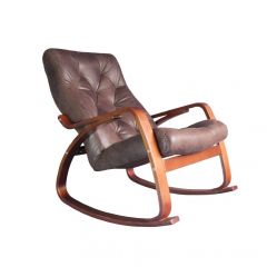 Кресло качалка Гранд 103-З-Ш Шоколад в Тарко-Сале - tarko-sale.mebel24.online | фото