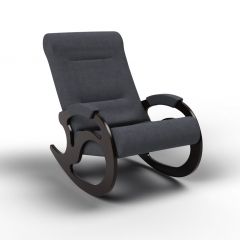 Кресло-качалка Вилла 11-Т-ГР (тканьвенге) ГРАФИТ в Тарко-Сале - tarko-sale.mebel24.online | фото