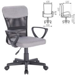 Кресло КОМПАКТНОЕ BRABIX "Jet MG-315" (серое) 531840 в Тарко-Сале - tarko-sale.mebel24.online | фото 2