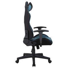 Кресло компьютерное BRABIX "GT Racer GM-100" (черное/голубое) 531818 в Тарко-Сале - tarko-sale.mebel24.online | фото 3