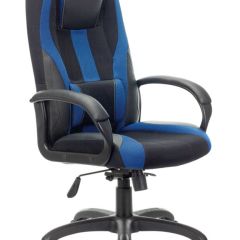 Кресло компьютерное BRABIX PREMIUM "Rapid GM-102" (экокожа/ткань, черное/синее) 532106 в Тарко-Сале - tarko-sale.mebel24.online | фото