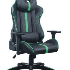 Кресло компьютерное BRABIX "GT Carbon GM-120" (черное/зеленое) 531929 в Тарко-Сале - tarko-sale.mebel24.online | фото