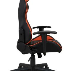 Кресло компьютерное BRABIX "GT Racer GM-100" (черное/оранжевое) 531925 в Тарко-Сале - tarko-sale.mebel24.online | фото 3