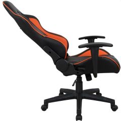 Кресло компьютерное BRABIX "GT Racer GM-100" (черное/оранжевое) 531925 в Тарко-Сале - tarko-sale.mebel24.online | фото 4