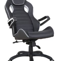 Кресло компьютерное BRABIX "Techno Pro GM-003" (черное/серое, вставки серые) 531814 в Тарко-Сале - tarko-sale.mebel24.online | фото 3