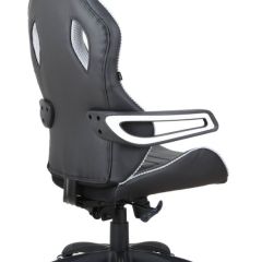 Кресло компьютерное BRABIX "Techno Pro GM-003" (черное/серое, вставки серые) 531814 в Тарко-Сале - tarko-sale.mebel24.online | фото 4