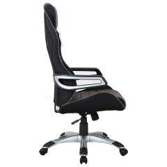 Кресло компьютерное BRABIX Techno GM-002 (ткань) черное/серое, вставки белые (531815) в Тарко-Сале - tarko-sale.mebel24.online | фото 4
