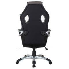 Кресло компьютерное BRABIX Techno GM-002 (ткань) черное/серое, вставки белые (531815) в Тарко-Сале - tarko-sale.mebel24.online | фото 6