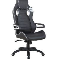 Кресло компьютерное BRABIX Techno Pro GM-003 (экокожа черное/серое, вставки серые) 531814 в Тарко-Сале - tarko-sale.mebel24.online | фото 2