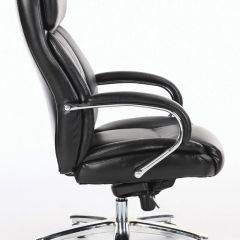 Кресло офисное BRABIX "Direct EX-580" (хром/рециклированная кожа/черное) 531824 в Тарко-Сале - tarko-sale.mebel24.online | фото 3