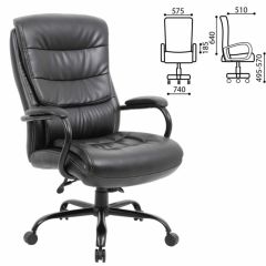 Кресло офисное BRABIX PREMIUM "Heavy Duty HD-004" (черное) 531942 в Тарко-Сале - tarko-sale.mebel24.online | фото 2