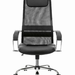 Кресло офисное BRABIX PREMIUM "Stalker EX-608 CH" (хром, ткань-сетка/кожзам, черное) 532091 в Тарко-Сале - tarko-sale.mebel24.online | фото 3