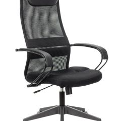 Кресло офисное BRABIX PREMIUM "Stalker EX-608 PL" (ткань-сетка/кожзам, черное) 532090 в Тарко-Сале - tarko-sale.mebel24.online | фото