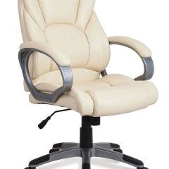 Кресло офисное BRABIX "Eldorado EX-504", экокожа, бежевое, 531167 в Тарко-Сале - tarko-sale.mebel24.online | фото