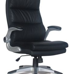 Кресло офисное BRABIX "Fregat EX-510" (рециклированная кожа, черное) 530863 в Тарко-Сале - tarko-sale.mebel24.online | фото