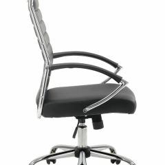 Кресло офисное BRABIX "Style EX-528", экокожа, хром, черное, 531947 в Тарко-Сале - tarko-sale.mebel24.online | фото 3