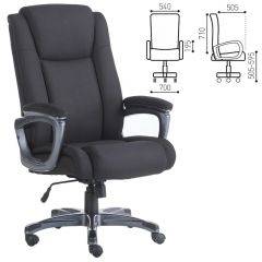 Кресло офисное BRABIX "Solid HD-005" (ткань/черное) 531822 в Тарко-Сале - tarko-sale.mebel24.online | фото
