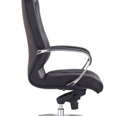 Кресло руководителя Бюрократ _AURA/BLACK черный в Тарко-Сале - tarko-sale.mebel24.online | фото 3