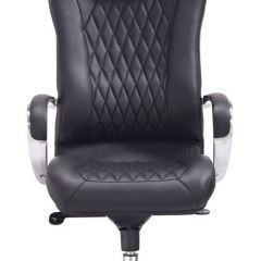 Кресло руководителя Бюрократ _AURA/BLACK черный в Тарко-Сале - tarko-sale.mebel24.online | фото 2