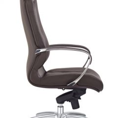 Кресло руководителя Бюрократ _AURA/BROWN коричневый в Тарко-Сале - tarko-sale.mebel24.online | фото 2