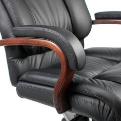 Кресло руководителя Бюрократ T-9925WALNUT/BLACK в Тарко-Сале - tarko-sale.mebel24.online | фото 4