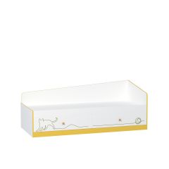 Кровать 11.21 Альфа (Солнечный Свет 0134 BS, Белый премиум) в Тарко-Сале - tarko-sale.mebel24.online | фото