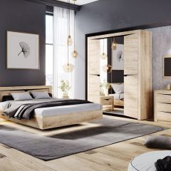 Кровать 1400 парящая с ПМ НКМ Версаль-5 секция №5 в Тарко-Сале - tarko-sale.mebel24.online | фото 2