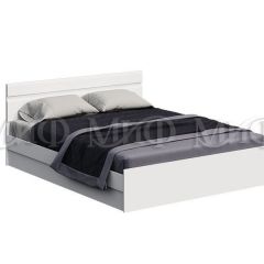НЭНСИ NEW Кровать 1,6 м (Белый глянец холодный/Белый) в Тарко-Сале - tarko-sale.mebel24.online | фото