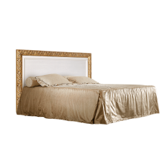 Кровать 2-х спальная (1,4 м) Тиффани штрих-лак/золото с подъемным механизмом (ТФКР140-2[7]) в Тарко-Сале - tarko-sale.mebel24.online | фото