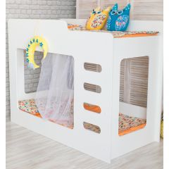 Кровать двухъярусная Незнайка (Телевизор) в Тарко-Сале - tarko-sale.mebel24.online | фото