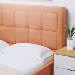 Кровать Адриана Люкс Решетка+ПМ (1400) *БЕЗ ДНА в Тарко-Сале - tarko-sale.mebel24.online | фото 2