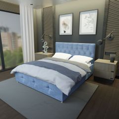 Кровать Афины Решетка+ПМ (1600) *БЕЗ ДНА в Тарко-Сале - tarko-sale.mebel24.online | фото