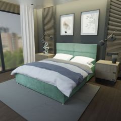 Кровать Аврора Решетка+ПМ+Дно (1600) в Тарко-Сале - tarko-sale.mebel24.online | фото