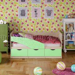 Кровать Бабочки (Салатовый матовый) 1600 в Тарко-Сале - tarko-sale.mebel24.online | фото